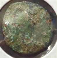 Ancient bronze Roman coin