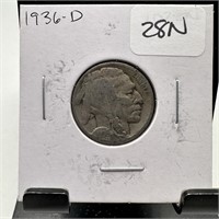 1936-D BUFFALO NICKEL