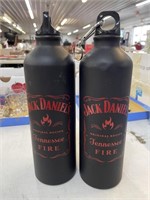 2 Jack Daniels water bottle