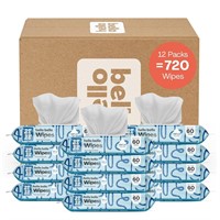 720 Count Hello Bello Unscented Baby Wipes