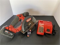Milwaukee Brushless Metal Saw, Battery & Charger