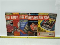 Hot Rod magazines  1967 -  5 copies