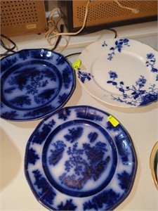 Blue China Porcelain Plates