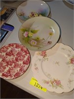 Vintage Floral China Plates