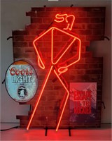 (QQ) Coors Light Escape to the Rockies Neon Sign,