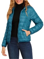 R5081  Allegra K Womens Lightweight Puffer Jacket