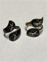 Vintage Siam Sterling Silver Rings