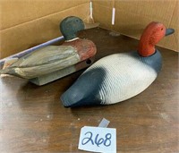 Wooden Ducks - Mallard & Redhead