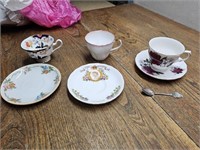 Royal Albert Teacups, QEII Saucer, Q Anne Set +