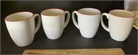 (4)STONEWARE CORELLE CUPS