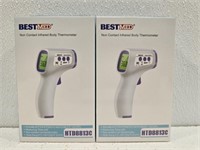 Pair of best med non contact infrared body thermo