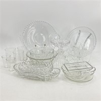 3 Trays- Crystal & Glass