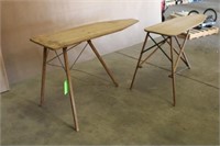 (2) Wood Ironing Boards