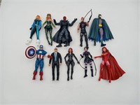 10 Action Figures - Scarlet Witch, Black Widow