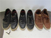 3 Pairs of Leather Levis Shoes Size 8 1/2