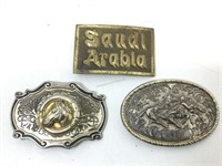 3 Belt Buckles