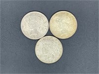 3 - silver dollars