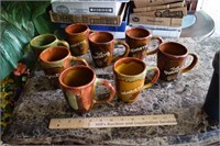 Set of Dryden Pottery Coffee Cups