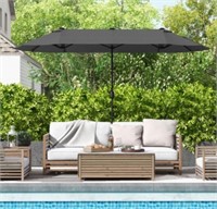 Retail$380 13ft Double Sided Patio Umbrella