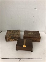 3cnt Wooden Boxes