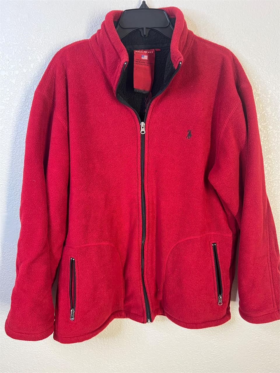 Vintage Bootleg Polo Sport Fleece Jacket