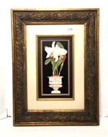 Framed & Matted Floral Wall Art