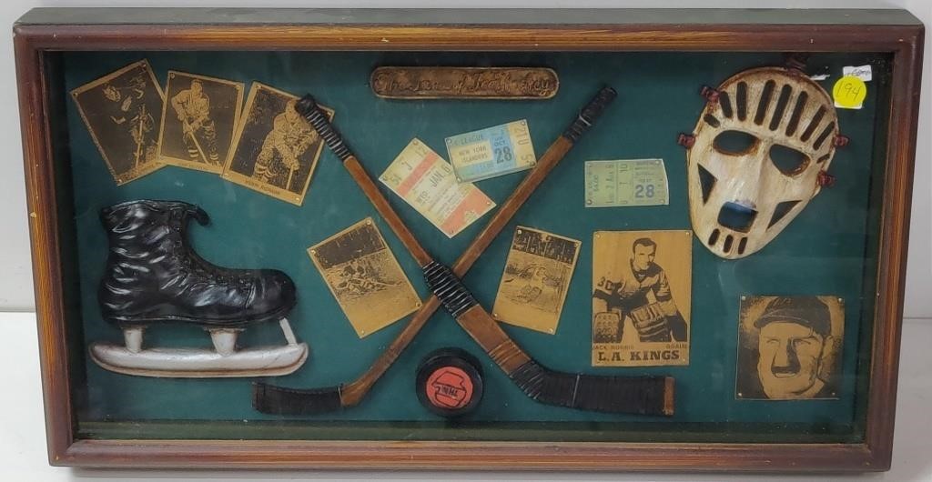 Hockey Collectibles Shadow Box Display