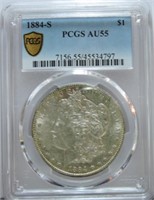 1884-S Morgan PCGS AU55