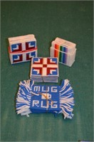 Handmade Yarn Coasters Mug Rugs