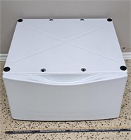 WHITE WASHER/DRYER PEDESTAL-Fits Many Models