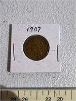 1907 Indianhead penny
