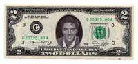 1976 US $2 Elvis Presley Banknote