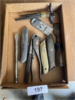 Assorted Nippers, Chisel, Cutters
