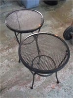 PAIR-- PATIO END TABLES