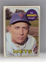 1969 Topps Gil Hodges #564 Crease