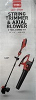 TORO STRING TRIMMER AND BLOWER RETAIL $260