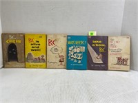 JOHNNY HART B.C. LOT OF 6 PAPERBACK VINTAGE BOOKS
