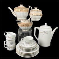 2 Vintage Tea Sets, P.T Bavaria Oscar Giese