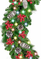 9 Foot by 10 Inch Christmas Garland Decorations 1