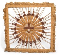 Square Macrame Wall Hanging.