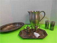 Silver Plated Salt and Pepper Shakers and More