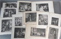 Antique Prints of Portraits and Group Scenes