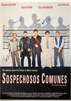 Usual Suspects Poster Autograph