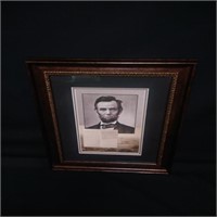 Abraham Lincoln Framed Gettysburg Address Print