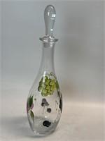 15” Hand Painted Decanter