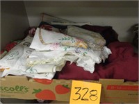 Needlework Towels / Table Cloths Lot