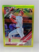 2019 Donruss Optic Yellow Prizm Shohei Ohtani #164