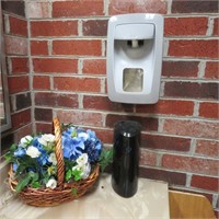 Soap Dispenser, Air Freshner, & Faux Flowers