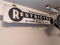 Restricted Admittance signage