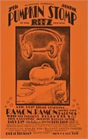 Ritz Theatre Pumpkin Stomp Poster- JFKLN 1974